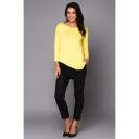 JUMPER YELLOW WITH BLACK GUSSETS 