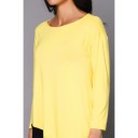 JUMPER YELLOW WITH BLACK GUSSETS 